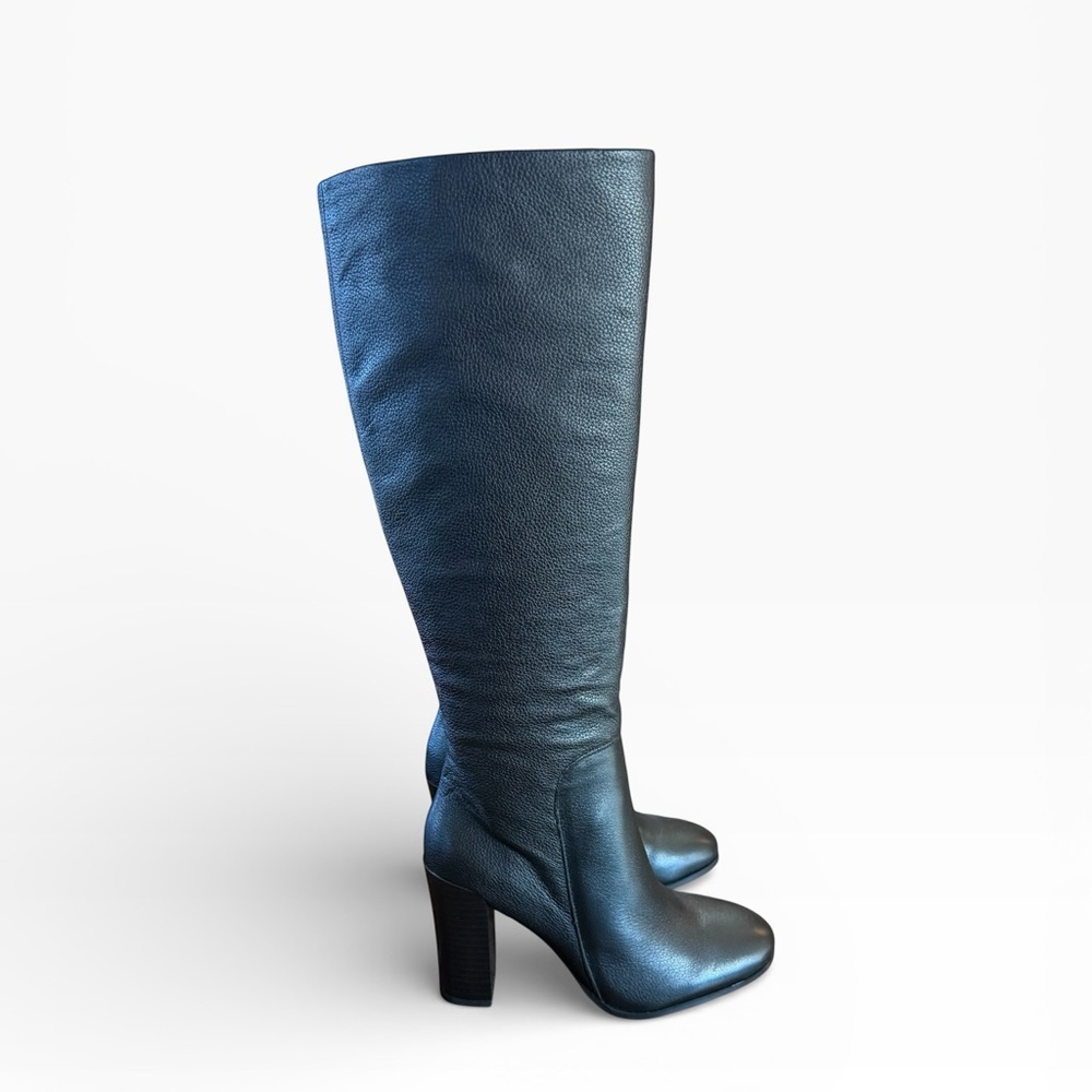 Kenneth Cole New York Justin Block-Heel Tall Knee High Boots Size 8 - Picture 1 of 7